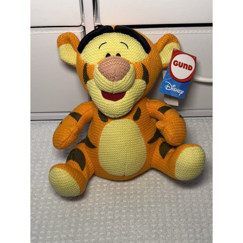 GUND x Disney Official Winnie the Pooh - Tigger Knit Plush 10" BRAND NEW w/Tags